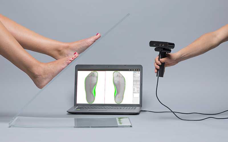 Scanner de pied 3D sensor
